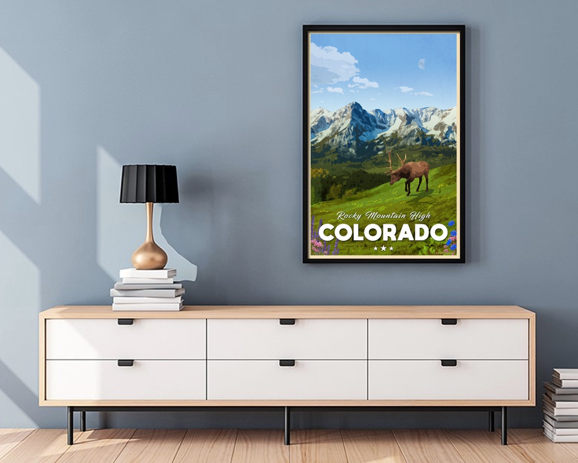 Colorado framed